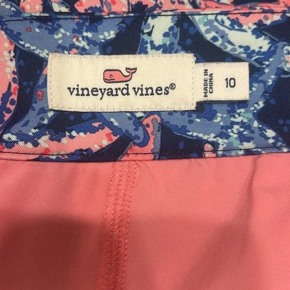 Vineyard‎ Vines Blue and Pink Starfish Skirt/Skort - Picture 4 of 7